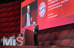 25.11.2021, Fussball 1. Bundesliga 2021/2022,  FC Bayern München, Jahreshauptversammlung 2021 im AUDI-Dome München,  Vorstandsmitglied Oliver Kahn (Bayern München) bei seiner Rede. 