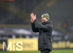 14.01.2022, Fussball 1. Bundesliga 2021/2022, 19. Spieltag, Borussia Dortmund - SC Freiburg, im Signal-Iduna-Park Dortmund. Schlussjubel Trainer Marco Rose (Borussia Dortmund) 
