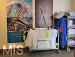01.06.2022, Beliebtes Reiseziel der Deutschen, Mallorca.  Zimmerservice in einem Urlauberhotel in Cala Ratjada.  