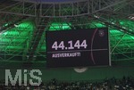 14.06.2022, Fussball Länderspiel UEFA Nations League 2022/23, Deutschland - Italien, im Borussia-Park Mönchengladbach. Mit 44144 Zuschauern ist das Stadion ausverkauft.