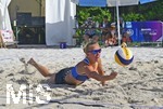 18.06.2022, Beach Volleyball German Beach Tour 2022, München Oberschleissheim, Damen Viertelfinale,  Lena Ottens (2).  