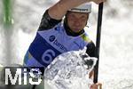 28.07.2022, Kanu-Slalom Weltmeisterschaften 2022 in Augsburg, Eiskanal, Olympiapark, Kajak Einer Mnner 2.Vorlauf, Paul Preisl (sterreich)