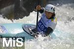 28.07.2022, Kanu-Slalom Weltmeisterschaften 2022 in Augsburg, Eiskanal, Olympiapark, Kajak Einer Mnner 2.Vorlauf,  Ysuke Muto (Japan) 
