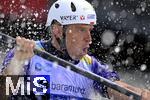 28.07.2022, Kanu-Slalom Weltmeisterschaften 2022 in Augsburg, Eiskanal, Olympiapark, Kajak Einer Mnner 2.Vorlauf, Dariusz Popiela (Polen)