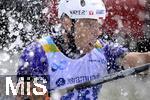 28.07.2022, Kanu-Slalom Weltmeisterschaften 2022 in Augsburg, Eiskanal, Olympiapark, Kajak Einer Mnner 2.Vorlauf, Dariusz Popiela (Polen)
