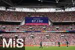 31.07.2022, Fussball Frauen-Europameisterschaft 2022 in England, Finale, England - Deutschland, im Wembley-Stadion in London. 87192 Zuschauer im Finale.