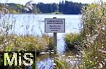 04.09.2022, Der Moorsee Elbsee bei Aitrang im Allgäu, Landschaftsschutzgebiet