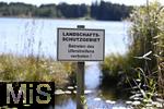 04.09.2022, Der Moorsee Elbsee bei Aitrang im Allgäu, Landschaftsschutzgebiet