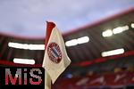 30.09.2022, Fussball 1. Bundesliga 2022/2023, 08.Spieltag, FC Bayern München - Bayer Leverkusen, in der Allianz-Arena München. Die FC Bayern Eckfahne