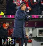 24.01.2023, Fussball 1. Bundesliga 2022/2023, 17.Spieltag, FC Bayern Mnchen - 1.FC Kln, in der Allianz-Arena Mnchen. Trainer Julian Nagelsmann (FC Bayern Mnchen) in Rage.


