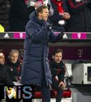 24.01.2023, Fussball 1. Bundesliga 2022/2023, 17.Spieltag, FC Bayern Mnchen - 1.FC Kln, in der Allianz-Arena Mnchen. Trainer Julian Nagelsmann (FC Bayern Mnchen) in Rage.



