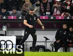 24.01.2023, Fussball 1. Bundesliga 2022/2023, 17.Spieltag, FC Bayern Mnchen - 1.FC Kln, in der Allianz-Arena Mnchen. Trainer Steffen Baumgart (Kln) in Rage


