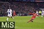 08.03.2023,  Fussball UEFA Championsleague 2022/2023: Achtelfinale Rückspiel,  FC Bayern München - Paris St. Germain, in der Allianz-Arena München. Serge Gnabry (FC Bayern München) trifft zum 2:0.