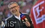 06.05.2023, Fussball 1. Bundesliga 2022/2023, 31.Spieltag, FC Augsburg - 1.FC Union Berlin, in der WWK-Arena Augsburg, Trainer Urs Fischer (Union Berlin) beim Sky Interview. 