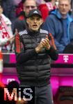 13.05.2023, Fussball 1. Bundesliga 2022/2023, 32.Spieltag, FC Bayern München - Schalke 04, in der Allianz-Arena München.  Trainer Thomas Tuchel (FC Bayern München) in Rage 