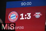20.05.2023, Fussball 1. Bundesliga 2022/2023, 33.Spieltag, FC Bayern München - RB Leipzig, in der Allianz-Arena München. 1:3 das Endergebnis