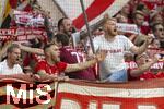 20.05.2023, Fussball 1. Bundesliga 2022/2023, 33.Spieltag, FC Bayern München - RB Leipzig, in der Allianz-Arena München.  Bayern-Fans in Rage nach dem Spiel.