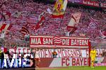 20.05.2023, Fussball 1. Bundesliga 2022/2023, 33.Spieltag, FC Bayern München - RB Leipzig, in der Allianz-Arena München.  Mia sann die Bayern - das finden die Fans in der Südkurve