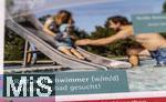 25.05.2023, Zeitungsanzeige für ein Stellengesuche für einen Bademeister in einem Städtischen Freibad (Leutkirch)