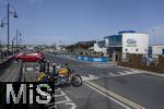 05.09.2023, Irland Land und Leute, Surfer- und Kstenstadt Tramore bei Waterford (Irland) im Sdosten im County Waterford. T-Bay Surf-Club   