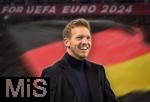 14.09.2023, Fussball Nationalteam Deutschland, Bundestrainer-Suche, Ex-Bayerntrainer Julian Nagelsmann ist ein heisser Kandidat für den Trainerposten. (Bildmontage)