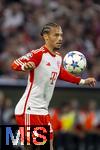 20.09.2023,  Fussball UEFA Championsleague 2023/2024: 1.Spieltag Vorrunde,  FC Bayern Mnchen - Manchester United, in der Allianz-Arena Mnchen. Leroy Sane (Bayern Mnchen) am Ball 

