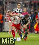 20.09.2023,  Fussball UEFA Championsleague 2023/2024: 1.Spieltag Vorrunde,  FC Bayern Mnchen - Manchester United, in der Allianz-Arena Mnchen. v.li: Harry Kane (FC Bayern Mnchen) gegen Victor Lindelf (Manchester United) 

