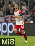 20.09.2023,  Fussball UEFA Championsleague 2023/2024: 1.Spieltag Vorrunde,  FC Bayern Mnchen - Manchester United, in der Allianz-Arena Mnchen. Joshua Kimmich (FC Bayern Mnchen) gibt als Kapitn lautstark Anweisungen.

