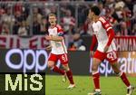 20.09.2023,  Fussball UEFA Championsleague 2023/2024: 1.Spieltag Vorrunde,  FC Bayern Mnchen - Manchester United, in der Allianz-Arena Mnchen. Joshua Kimmich (FC Bayern Mnchen) gibt als Kapitn lautstark Anweisungen.

