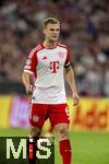 20.09.2023,  Fussball UEFA Championsleague 2023/2024: 1.Spieltag Vorrunde,  FC Bayern Mnchen - Manchester United, in der Allianz-Arena Mnchen. Joshua Kimmich (FC Bayern Mnchen) gibt als Kapitn lautstark Anweisungen.

