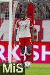 20.09.2023,  Fussball UEFA Championsleague 2023/2024: 1.Spieltag Vorrunde,  FC Bayern Mnchen - Manchester United, in der Allianz-Arena Mnchen. Dayot Upamecano (FC Bayern Mnchen) in Rage 

