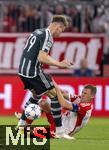 20.09.2023,  Fussball UEFA Championsleague 2023/2024: 1.Spieltag Vorrunde,  FC Bayern Mnchen - Manchester United, in der Allianz-Arena Mnchen. re: Joshua Kimmich (FC Bayern Mnchen) gegen Scott McTominay (Manchester United) 

