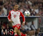 20.09.2023,  Fussball UEFA Championsleague 2023/2024: 1.Spieltag Vorrunde,  FC Bayern Mnchen - Manchester United, in der Allianz-Arena Mnchen. Leroy Sane (Bayern Mnchen) am Ball.

