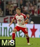 20.09.2023,  Fussball UEFA Championsleague 2023/2024: 1.Spieltag Vorrunde,  FC Bayern Mnchen - Manchester United, in der Allianz-Arena Mnchen. Joshua Kimmich (FC Bayern Mnchen) am Ball.

