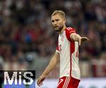 20.09.2023,  Fussball UEFA Championsleague 2023/2024: 1.Spieltag Vorrunde,  FC Bayern Mnchen - Manchester United, in der Allianz-Arena Mnchen. Konrad Laimer (FC Bayern Mnchen) gestikuliert.

