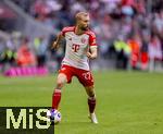 20.09.2023,  Fussball UEFA Championsleague 2023/2024: 1.Spieltag Vorrunde,  FC Bayern Mnchen - Manchester United, in der Allianz-Arena Mnchen. Konrad Laimer (FC Bayern Mnchen) am Ball 

