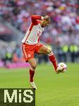 23.09.2023, Fussball 1. Bundesliga 2023/2024, 5.Spieltag, FC Bayern Mnchen - VfL Bochum, in der Allianz-Arena Mnchen. Leroy Sane (Bayern Mnchen) am Ball 

