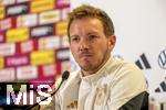 20.11.2023, Fussball, Testspiel 2023/24, sterreich - Deutschland,  DFB-Nationalmannschaft am Tag vor dem Lnderspiel im Ernst Happel Stadion Wien, Pressekonferenz DFB, Trainer Julian Nagelsmann (Deutschland) 

