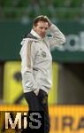 20.11.2023, Fussball, Testspiel 2023/24, sterreich - Deutschland, Training der DFB-Nationalmannschaft am Tag vor dem Lnderspiel im Ernst Happel Stadion Wien, Trainer Julian Nagelsmann (Deutschland) nachdenklich 

