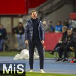 21.11.2023, Fussball, Lnderspiel, Testspiel 2023/24, sterreich - Deutschland, im Ernst Happel Stadion Wien, Trainer Julian Nagelsmann (Deutschland) unzufrieden.

