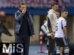 21.11.2023, Fussball, Lnderspiel, Testspiel 2023/24, sterreich - Deutschland, im Ernst Happel Stadion Wien, Trainer Julian Nagelsmann (Deutschland) unzufrieden. re: Josua Kimmich (Deutschland) und Co-Trainer Sandro Wagner (Deutschland) 

