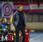 21.11.2023, Fussball, Lnderspiel, Testspiel 2023/24, sterreich - Deutschland, im Ernst Happel Stadion Wien, Trainer Julian Nagelsmann (Deutschland) unzufrieden.

