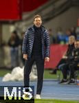 21.11.2023, Fussball, Lnderspiel, Testspiel 2023/24, sterreich - Deutschland, im Ernst Happel Stadion Wien, Trainer Julian Nagelsmann (Deutschland) unzufrieden.

