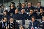 21.11.2023, Fussball, Lnderspiel, Testspiel 2023/24, sterreich - Deutschland, im Ernst Happel Stadion Wien,  Hans-Joachim Watzke, Sportdirektor Rudi Vller (Deutschland) auf der Tribne 

