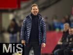 21.11.2023, Fussball, Lnderspiel, Testspiel 2023/24, sterreich - Deutschland, im Ernst Happel Stadion Wien, Trainer Julian Nagelsmann (Deutschland) unzufrieden.

