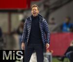 21.11.2023, Fussball, Lnderspiel, Testspiel 2023/24, sterreich - Deutschland, im Ernst Happel Stadion Wien, Trainer Julian Nagelsmann (Deutschland) unzufrieden.

