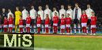 21.11.2023, Fussball, Lnderspiel, Testspiel 2023/24, sterreich - Deutschland, im Ernst Happel Stadion Wien, Aufstellung zur Hymne. v.li: Ilkay Gndogan (Deutschland), Torwart Kevin Trapp (Deutschland), Antonio Rdiger (Deutschland), Jonathan Tah (Deutschland), Julian Brandt (Deutschland), Mats Hummels (Deutschland), Serge Gnabry (Deutschland), Niclas Fllkrug (Deutschland), Kai Havertz (Deutschland), Leon Goretzka (Deutschland), Leroy Sane (Deutschland).

