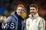 21.11.2023, Fussball, Lnderspiel, Testspiel 2023/24, sterreich - Deutschland, im Ernst Happel Stadion Wien, v.li: Trainer Julian Nagelsmann (Deutschland), Co-Trainer Benjamin Glck (Deutschland), 

