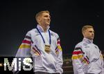 21.11.2023, Fussball, Lnderspiel, Testspiel 2023/24, sterreich - Deutschland, im Ernst Happel Stadion Wien, v.li: Grischa Prmel (Deutschland), Josua Kimmich (Deutschland) 


