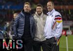 21.11.2023, Fussball, Lnderspiel, Testspiel 2023/24, sterreich - Deutschland, im Ernst Happel Stadion Wien, v.li: Trainer Julian Nagelsmann (Deutschland), Co-Trainer Benjamin Glck (Deutschland), Teamarzt Dr. Jochen Hahne (Deutschland). 


